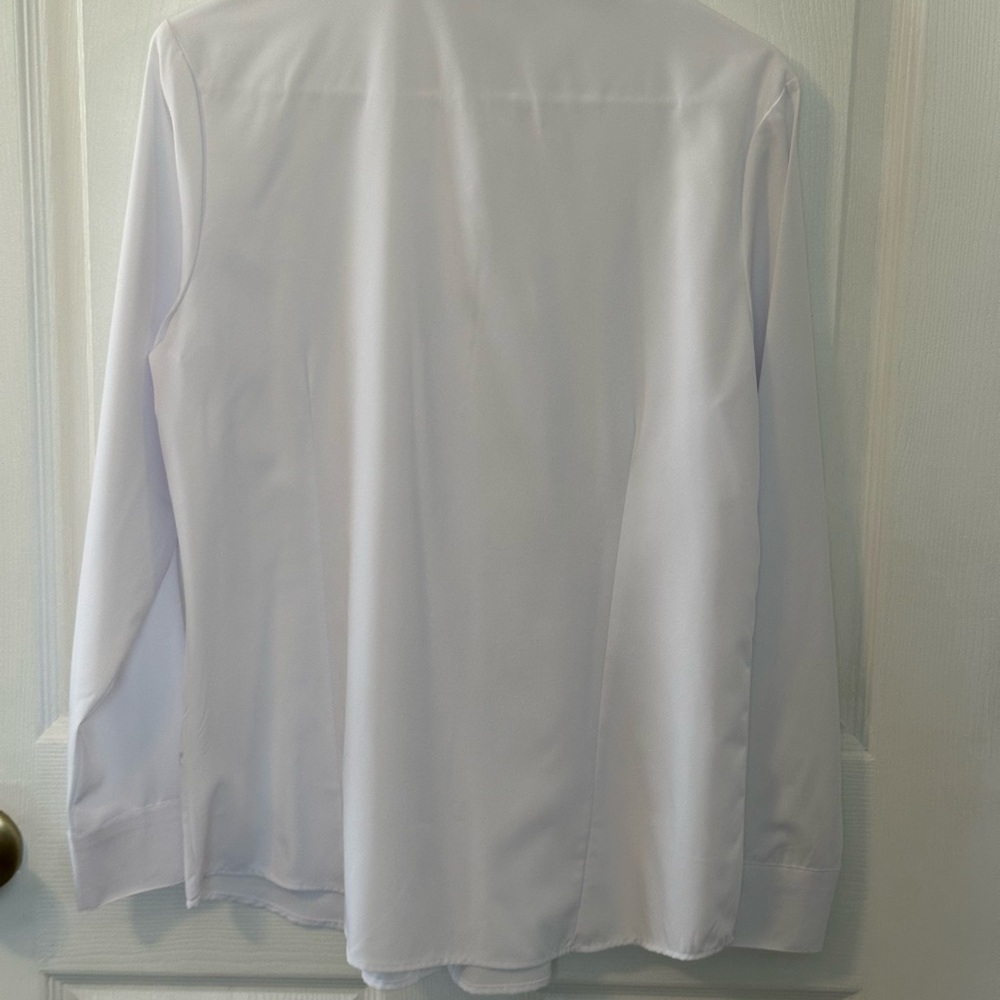 Four Way Stretch women’s White Dress Shirt by - Tailored Button-Up - Picture 2 of 3
